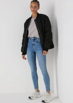 Jeans & Jeggings>Papaya Denim April Mid Wash Skinny Jeans Midwash