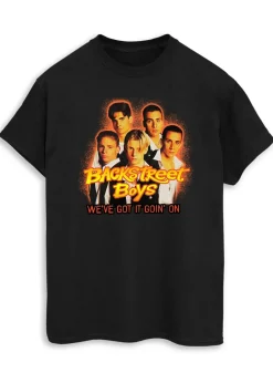 T-Shirts>Backstreet Boys We've Got It Women Black Boyfriend Fit Music T-Shirt