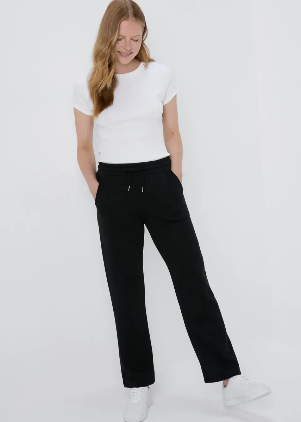 Trousers>Papaya Black Essential Jogging Bottoms