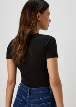 T-Shirts>Papaya Essential T-Shirt Black