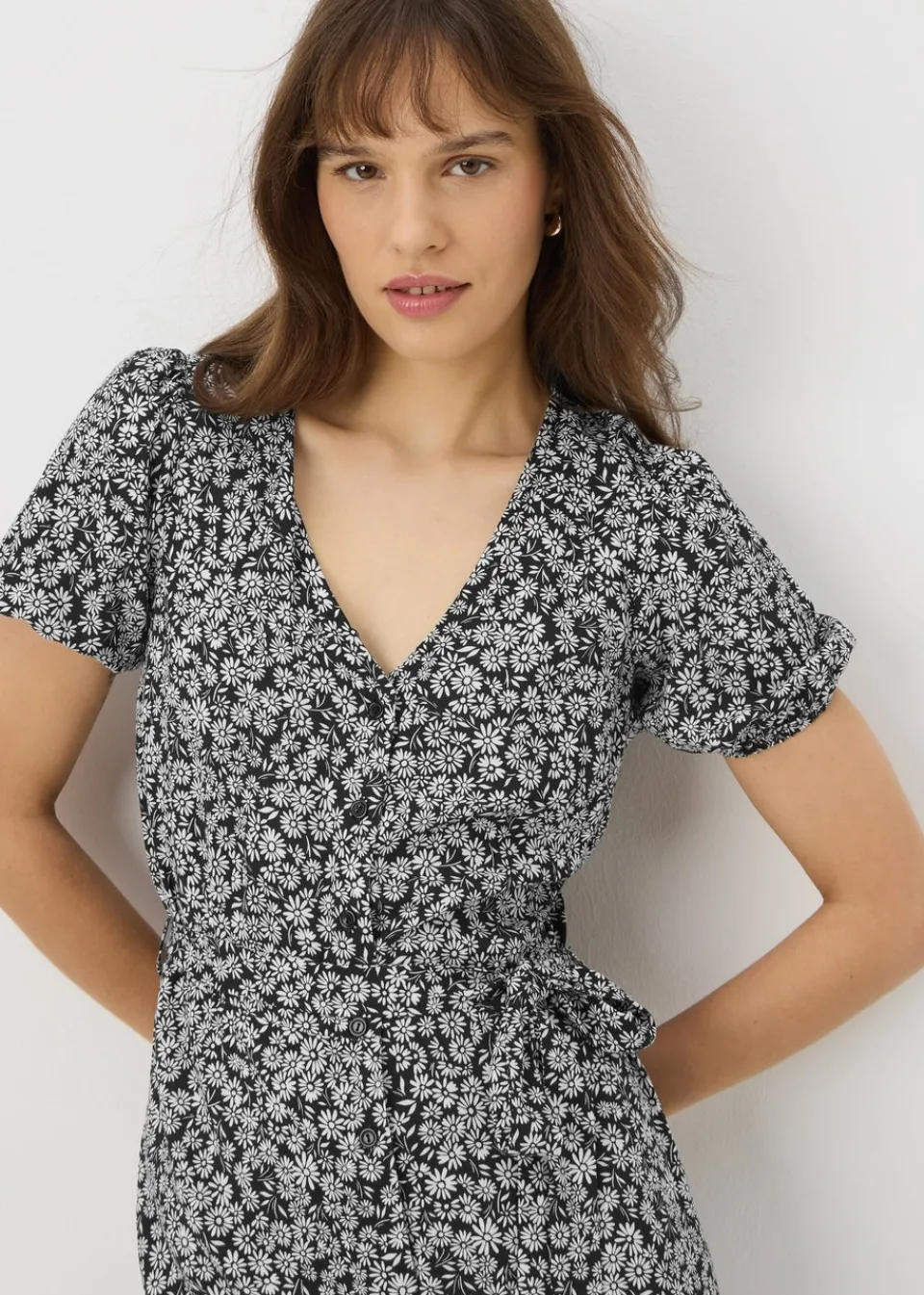 Jumpsuits & Playsuits>Papaya Black Floral Jumpsuit
