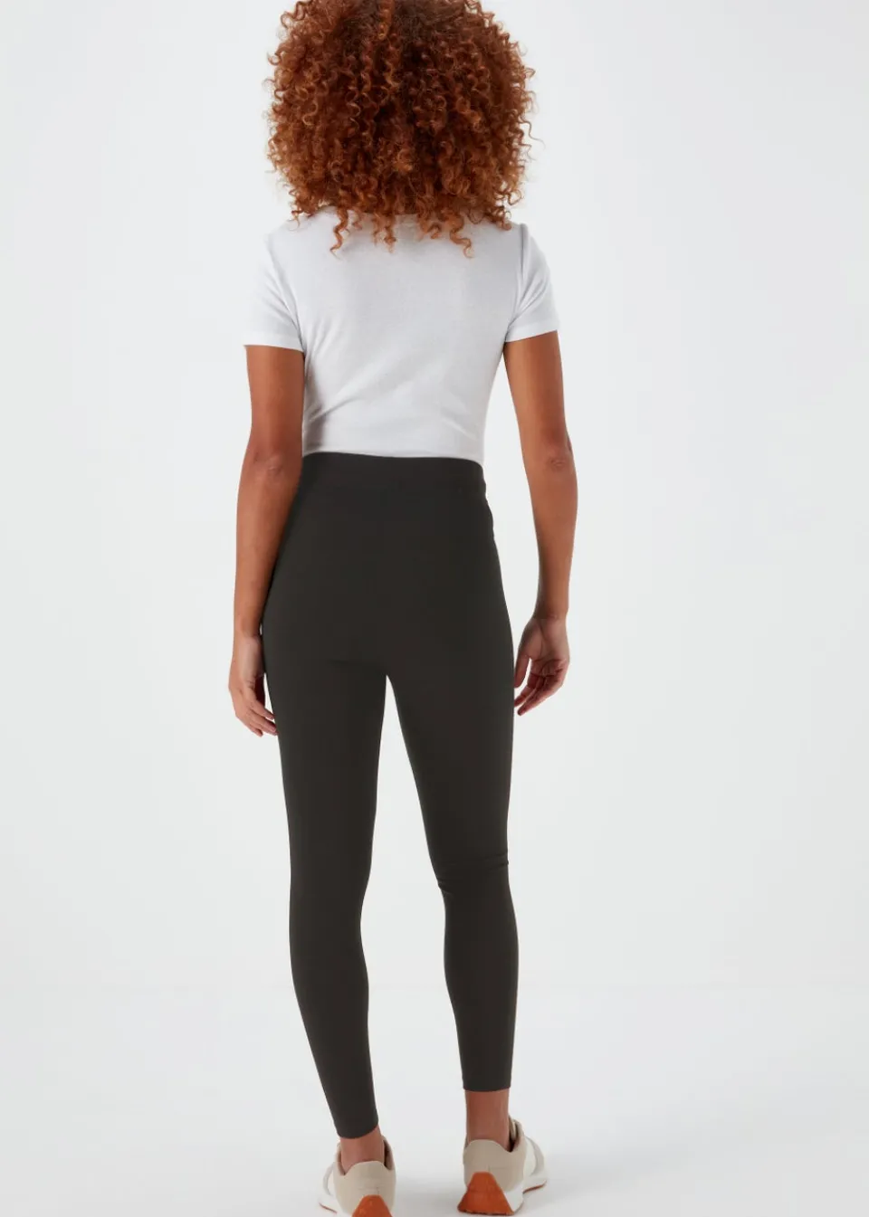 Loungewear>Papaya Black Ponte Leggings