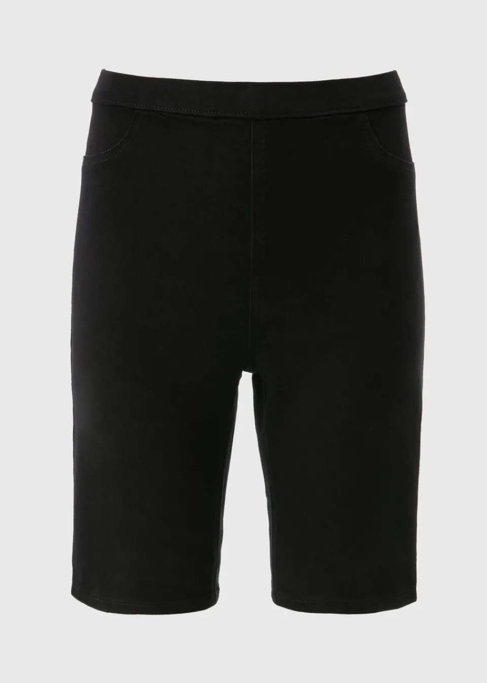Shorts>Papaya Black Rosie Knee Length Shorts