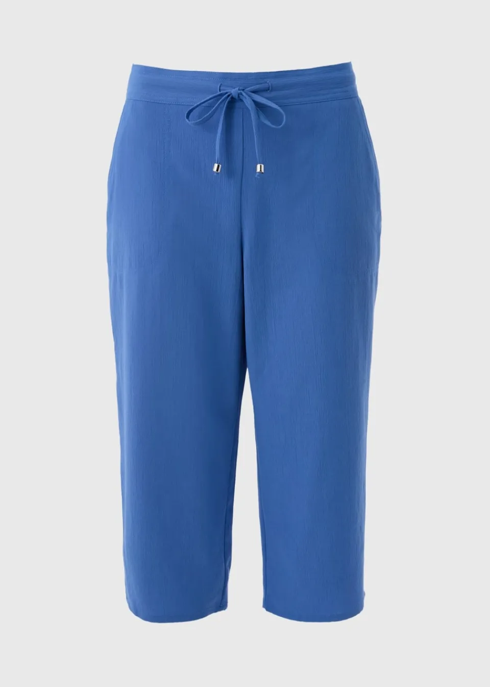 Trousers>Papaya Blue Cropped Trousers