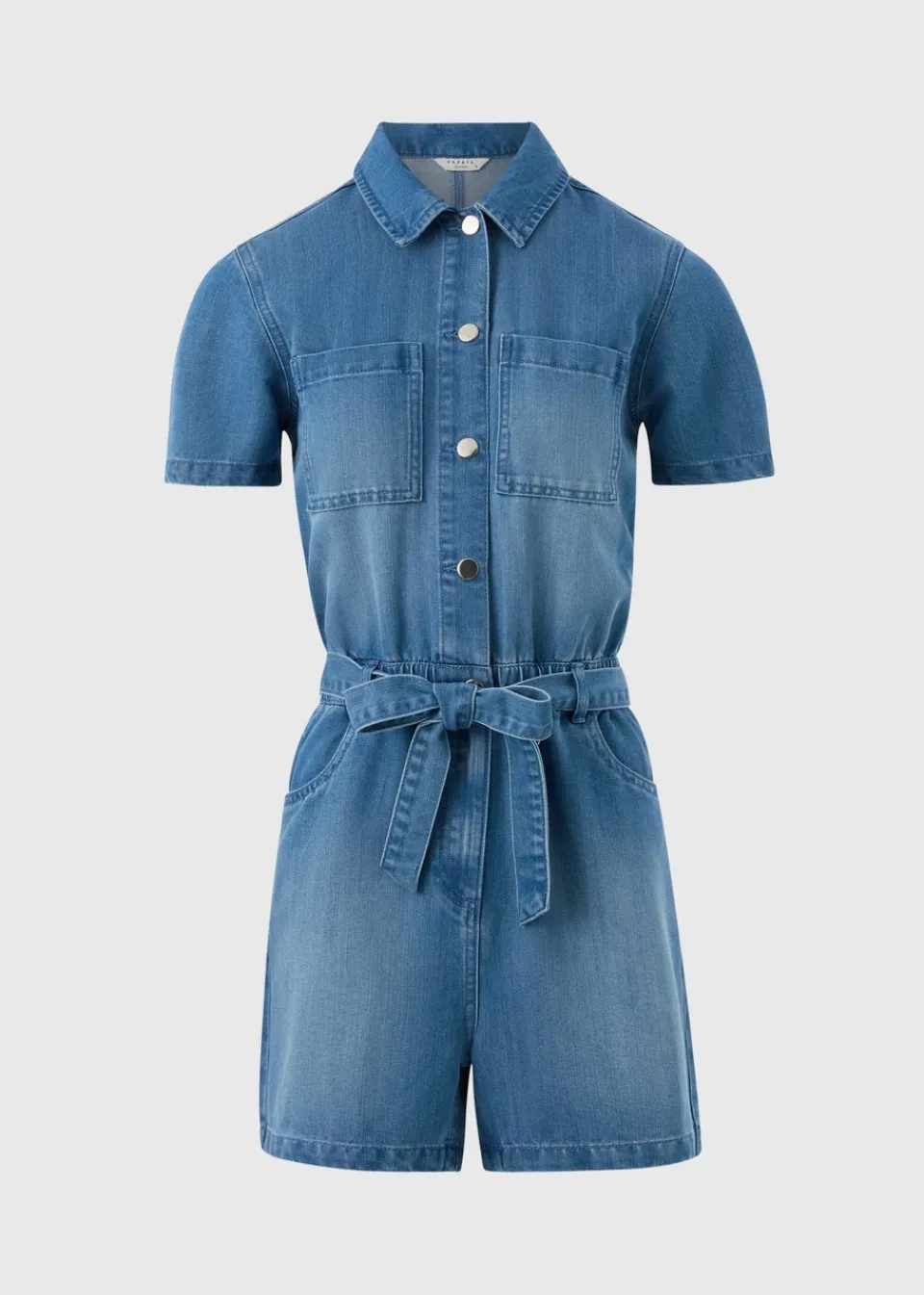 Jumpsuits & Playsuits>Papaya Denim Blue Denim Playsuit