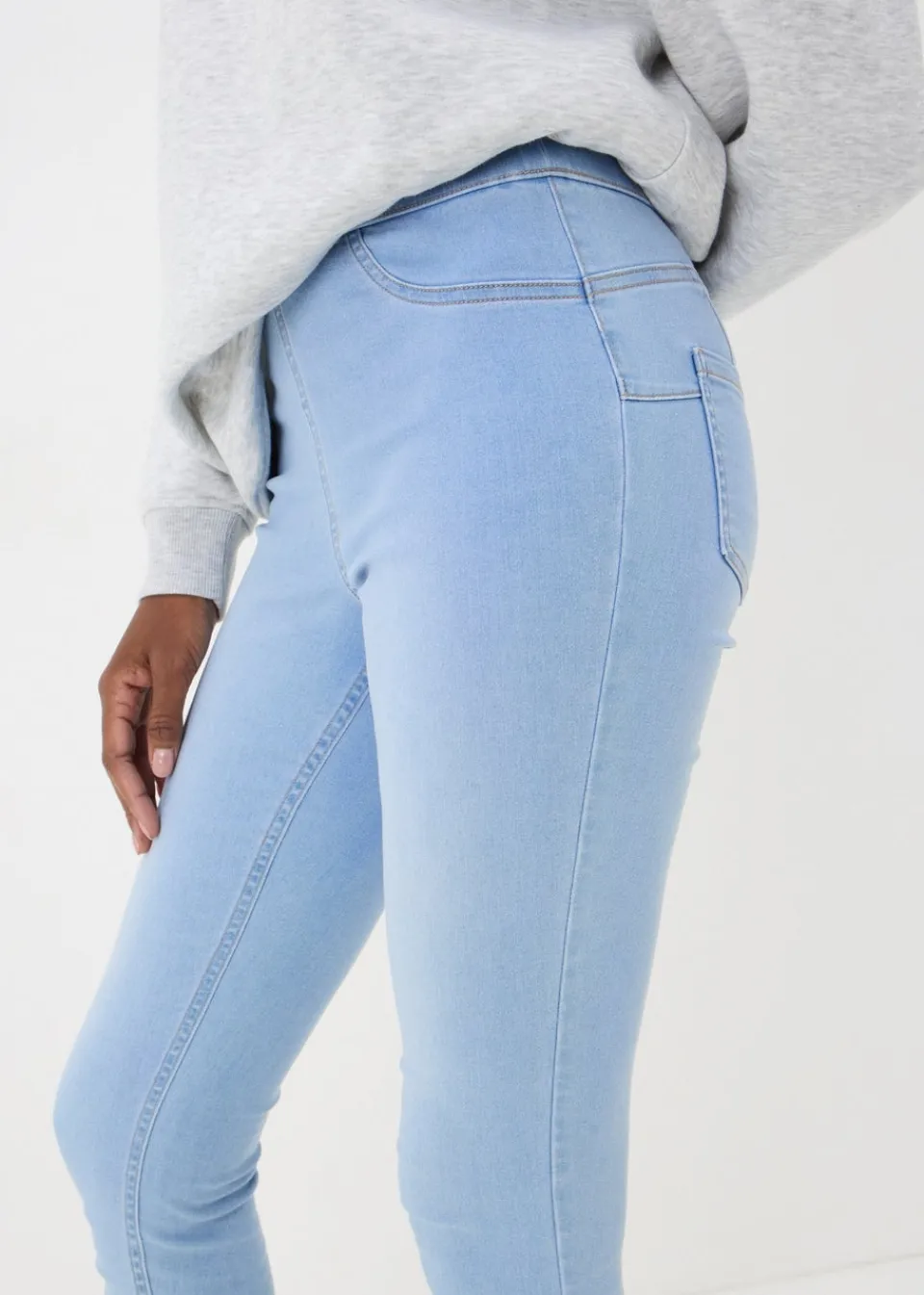 Jeans & Jeggings>Papaya Denim Blue Lightwash Rosie Jeggings
