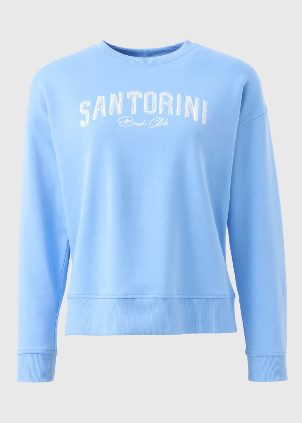 Tops>Papaya Blue Santorini Sweatshirt