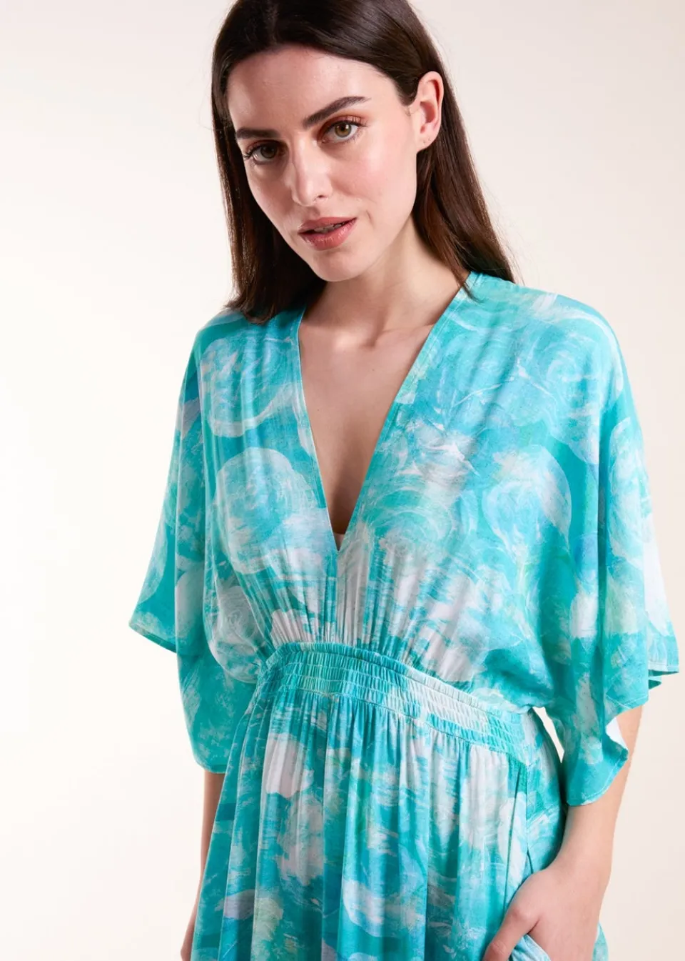 Jumpsuits & Playsuits>Blue Vanilla Blue V Back And Front Jumpsuit