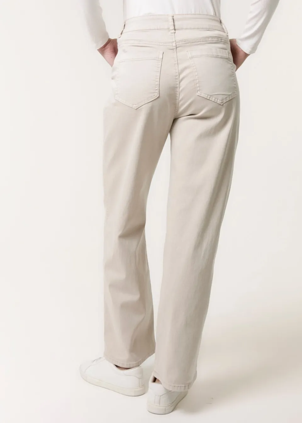 Trousers>Blue Vanilla Sand Wide Leg Pocket Trouser