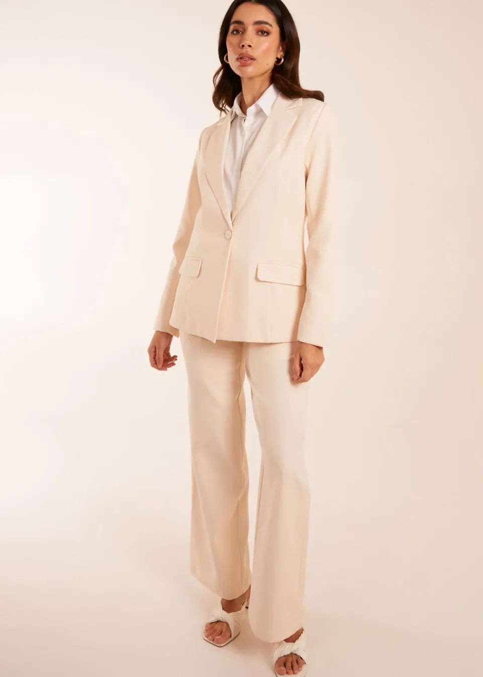 Coats & Jackets>Blue Vanilla Suit Jacket Stone