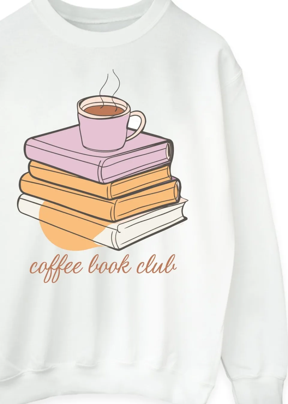 Loungewear>Brands In White World Book Day Coffee Book Club Sweatshirt