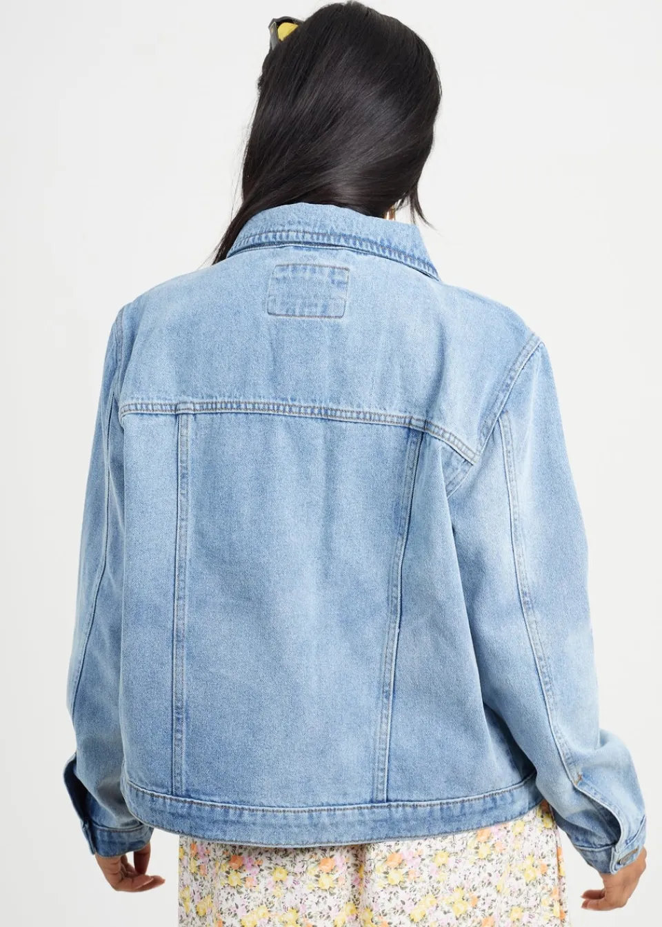 Coats & Jackets>Brave Soul Western Style Denim Jacket Blue