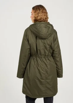 Coats & Jackets>Brave Soul Khaki Shower Resistant Padded Parka Jacket