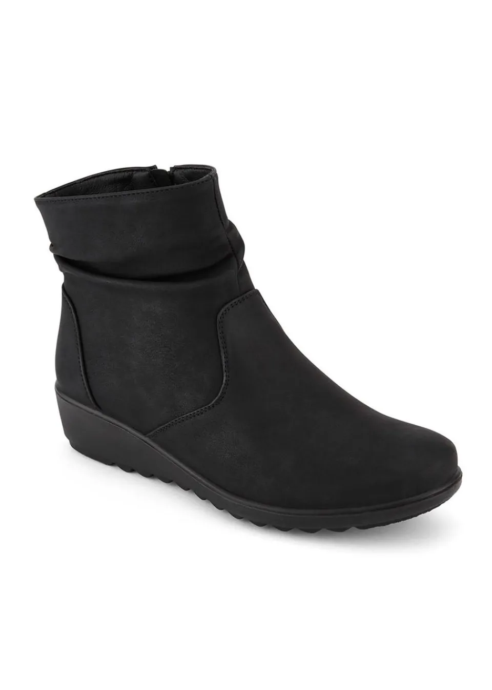 Footwear>Cotton Traders Black Core Comfort Flexisole Boots