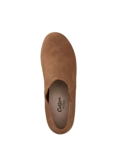 Footwear>Cotton Traders Chestnut Heeled Slip On Ankle Boots