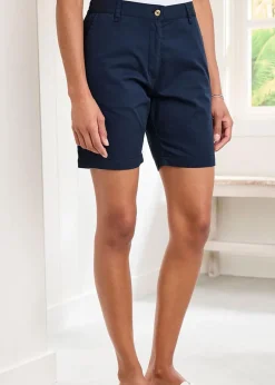Shorts>Cotton Traders Dark Blue Everday Shorts