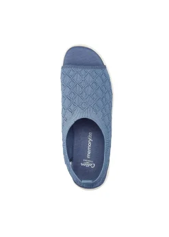 Footwear>Cotton Traders Denim Memorylite Sandals