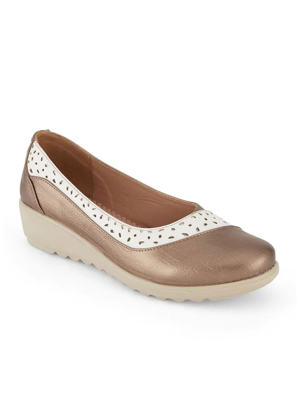 Footwear>Cotton Traders Gunmetal Soft Step Slip On Shoes