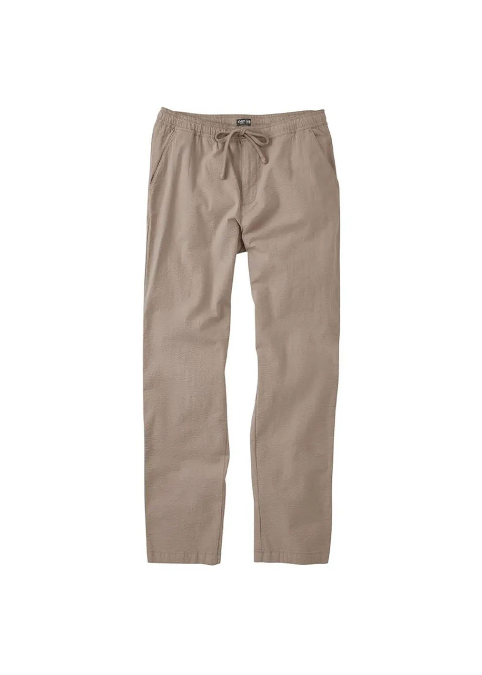 Trousers>Cotton Traders Mushroom Stretch Seersucker Trousers