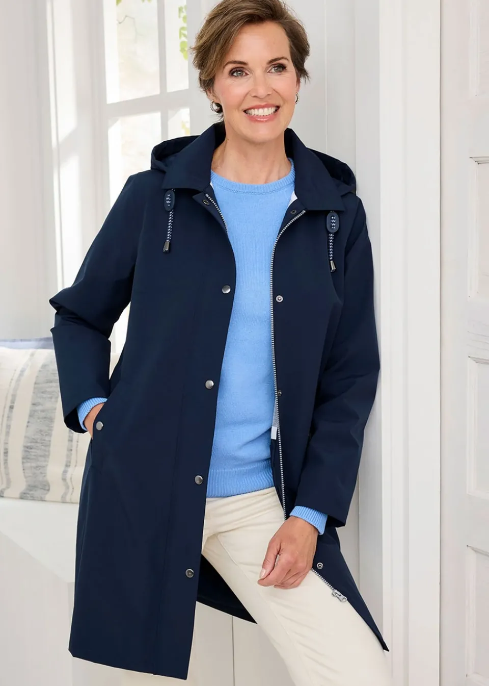 Coats & Jackets>Cotton Traders Navy Weatherproof Jacket