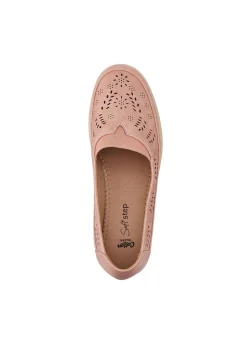 Footwear>Cotton Traders Pale Pink Soft Step Elasticated Slip On Shoes