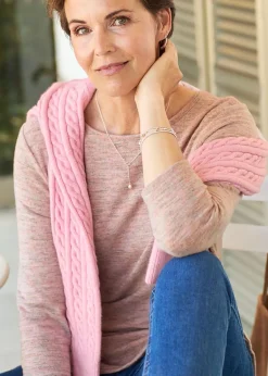 Tops>Cotton Traders Rose Soft Touch Tunic