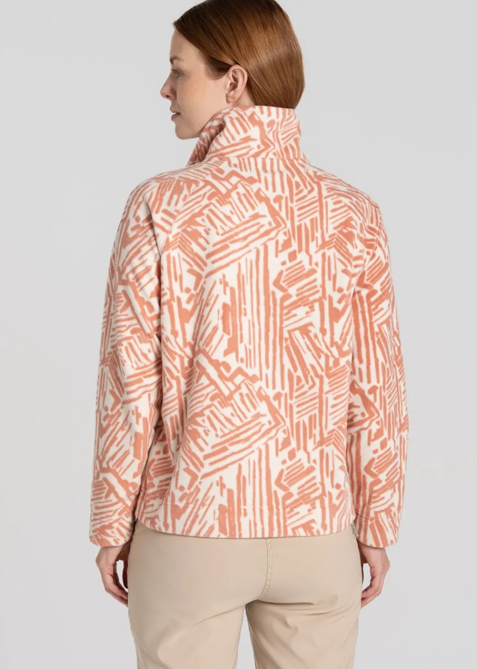 Coats & Jackets>Craghoppers Beige Annjela Half Zip Fleece