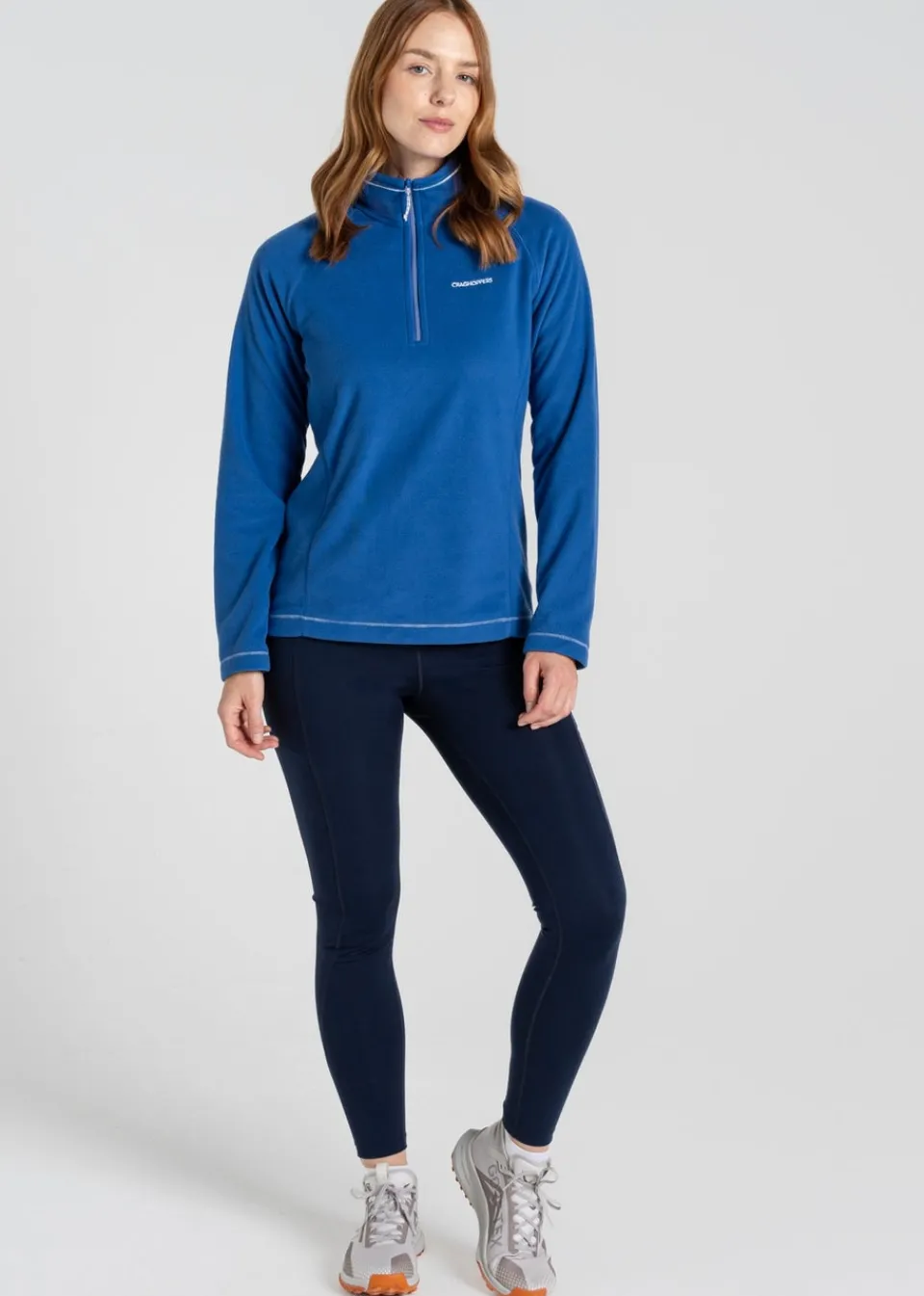 Coats & Jackets>Craghoppers Blue Miska VI Half Zip Fleece