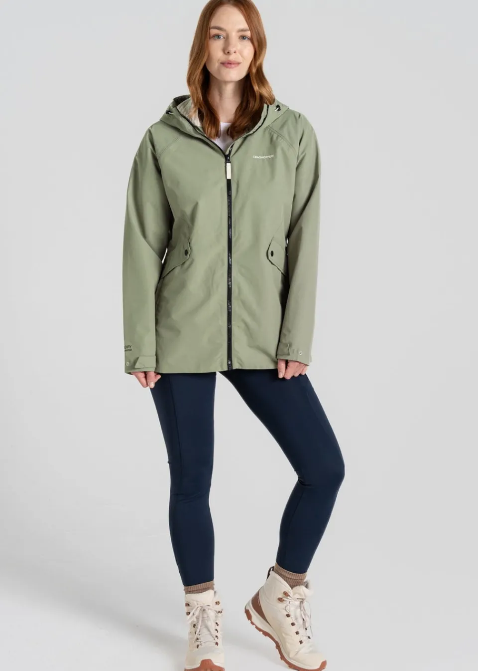 Coats & Jackets>Craghoppers Green Ortega Jacket