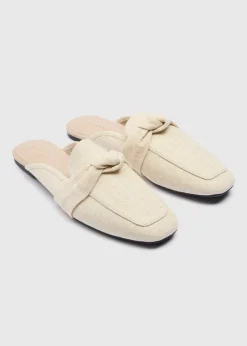 Footwear>Papaya Cream Mule Loafer