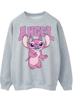 Tops>Disney Lilo & Stitch Angel Heather Grey Sweatshirt