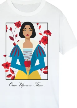 T-Shirts>Disney Snow White Once Upon a Time White Boyfriend Fit T-Shirt