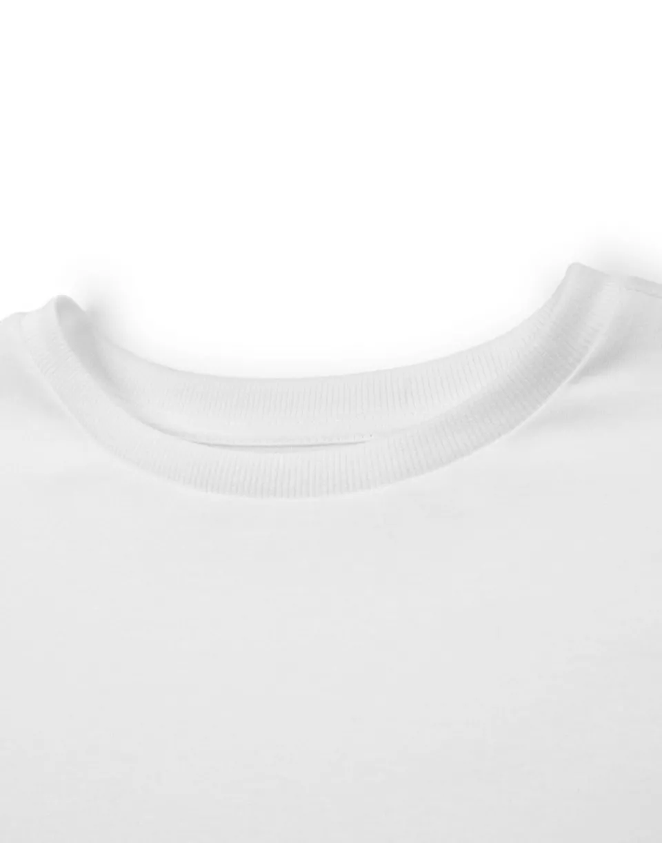 T-Shirts>Disney True Original Mickey & Minnie White Cropped Short Sleeved T-Shirt