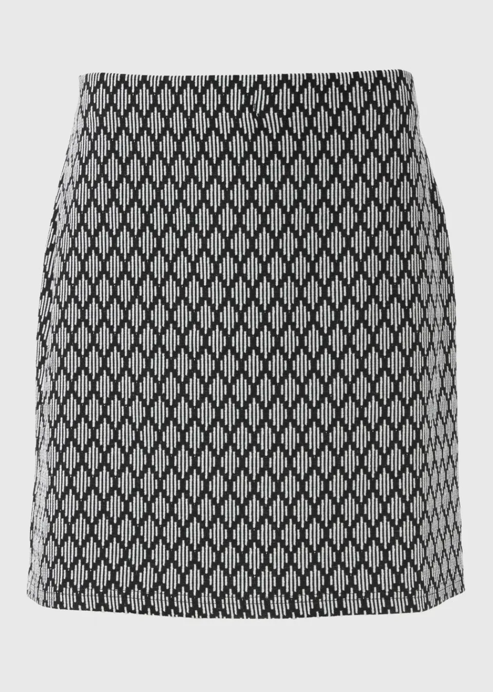 Skirts>Et Vous Black Diamond Ponte Mini Skirt