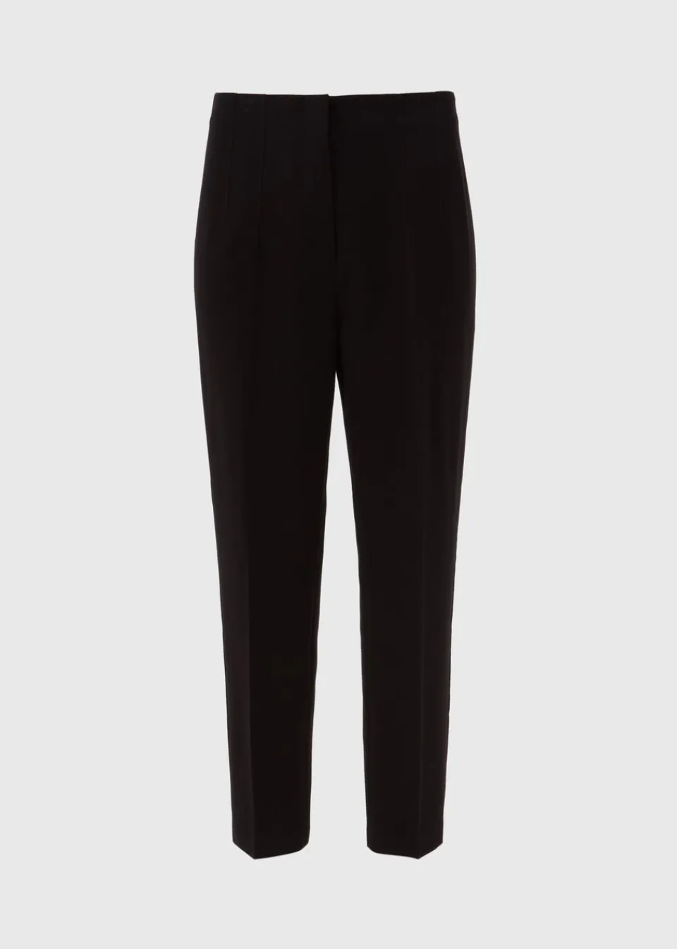 Trousers>Et Vous black Short Length Tapered Trousers