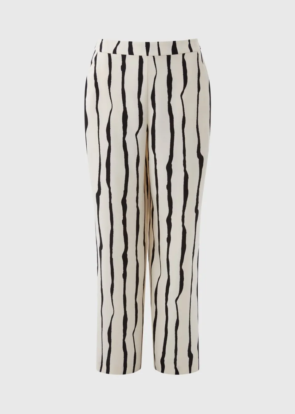 Trousers>Et Vous Cream Stripe Co Ord Trousers