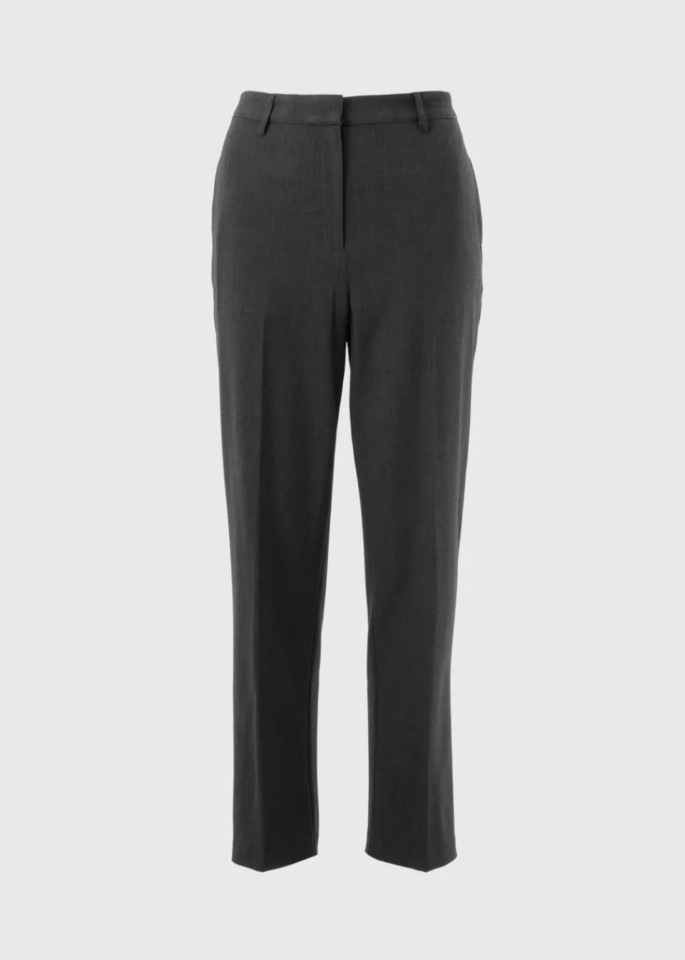 Trousers>Et Vous Grey Straight Leg Trousers