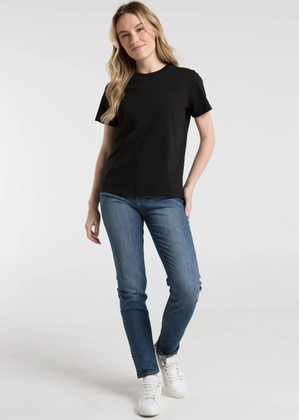 T-Shirts>French Connection Black 3-Pack Cotton Crew Neck Logo Short Sleeve T-Shirts