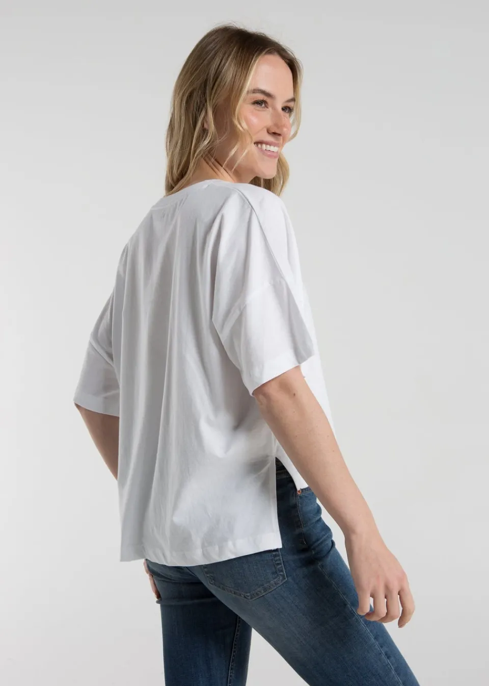 T-Shirts>French Connection White 2-Pack Cotton Printed Short Sleeve T-Shirts
