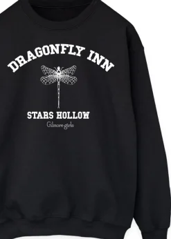 Tops>Gilmore Girls Dragonfly Inn Black Sweatshirt