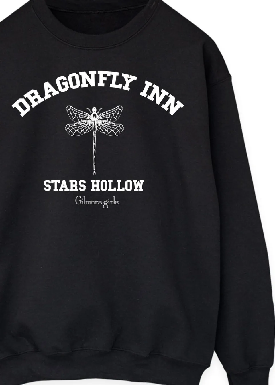 Tops>Gilmore Girls Dragonfly Inn Black Sweatshirt