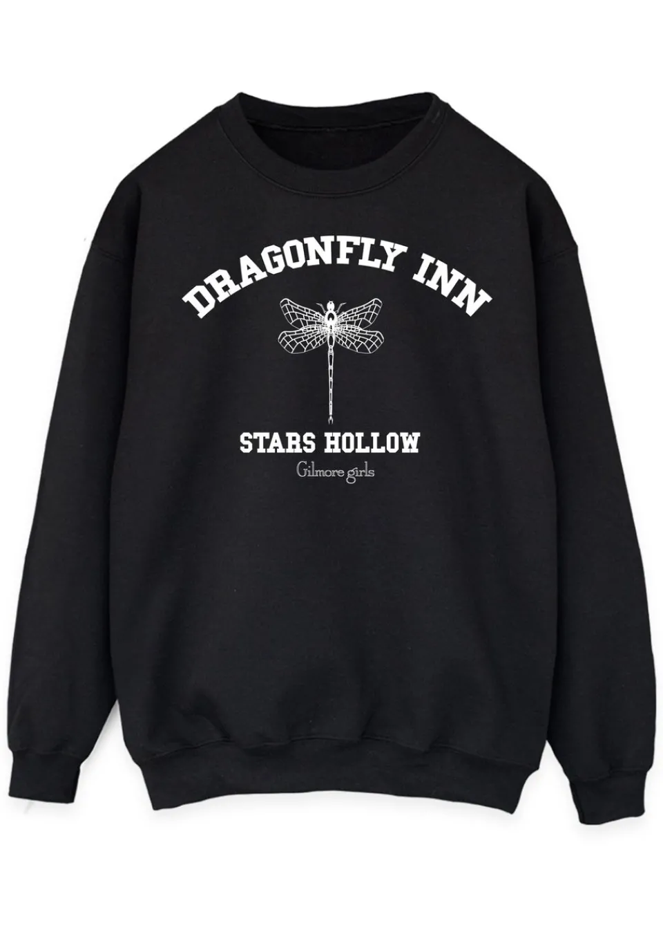 Tops>Gilmore Girls Dragonfly Inn Black Sweatshirt
