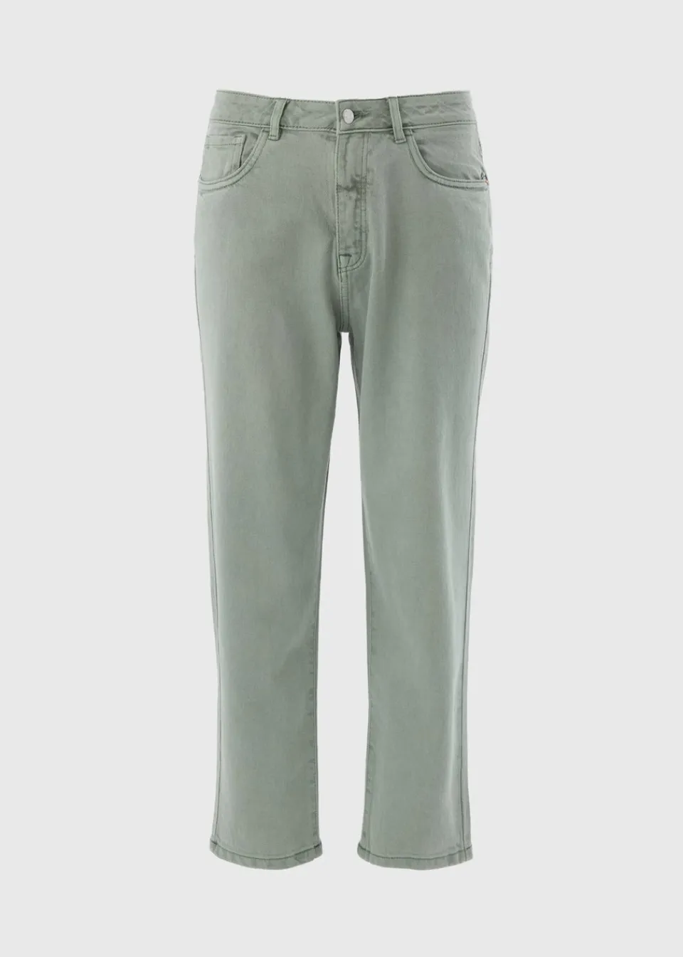 Jeans & Jeggings>Papaya Denim Green Mom Jeans Sagegreen