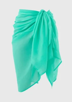 Swimwear>Papaya Holiday Green Sarong