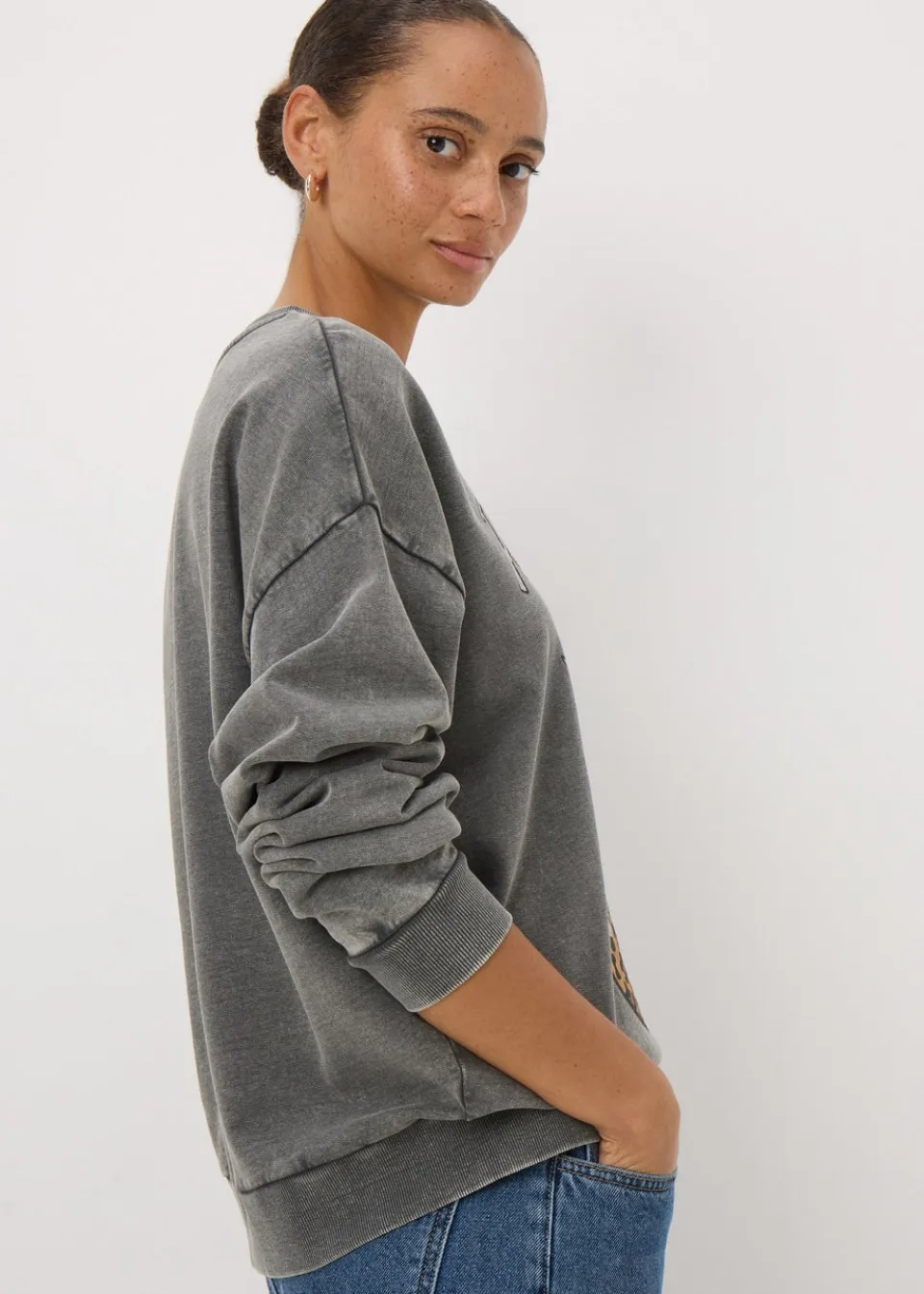 Tops>Rolling Stones Grey Sweatshirt