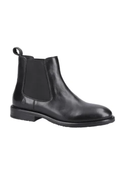 Footwear>Hush Puppies Black Viola Ankle Boots