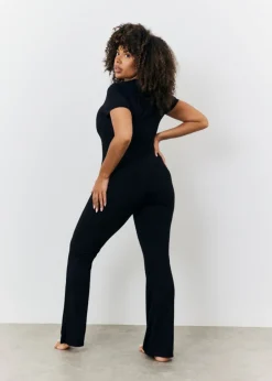 Jumpsuits & Playsuits>In The Style Black Jumpsuit