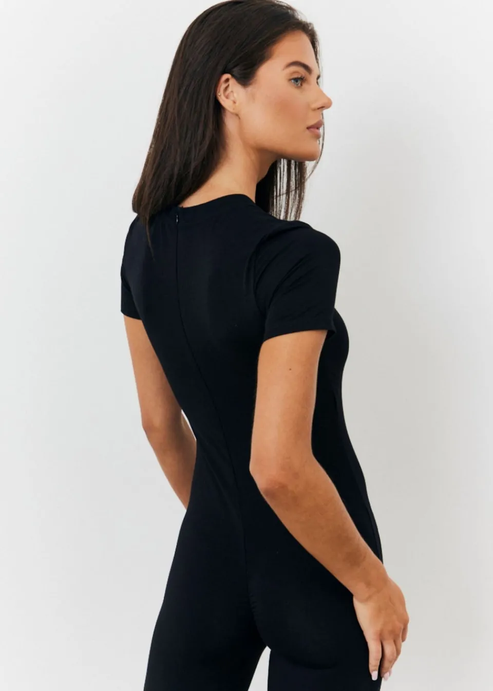 Jumpsuits & Playsuits>In The Style Black Jumpsuit