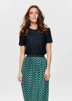 T-Shirts> JDY Black Cut Out T-Shirt