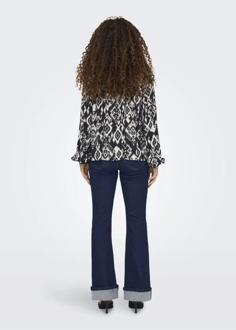 Tops>JDY Black Tiger Blouse